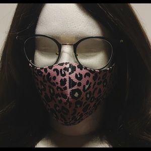 Pink Print Facemask